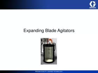 Expanding Blade Agitators