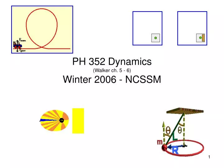 ph 352 dynamics walker ch 5 6 winter 2006 ncssm