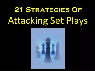 attacking set plays