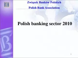 Polish banking sector 2010