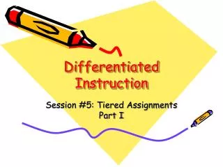 differentiated instruction