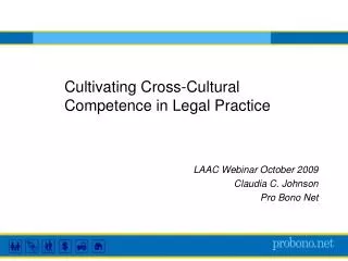 Cultivating Cross-Cultural Competence in Legal Practice