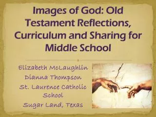 Images of God: Old Testament Reflections, Curriculum and Sharing for Middle School