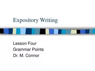 Expository Writing