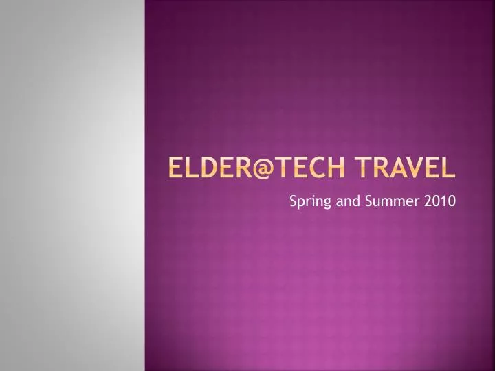 elder@tech travel