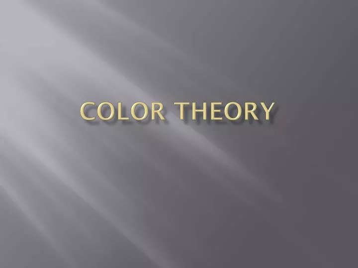 color theory