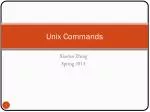 Unix Commands - slide 1