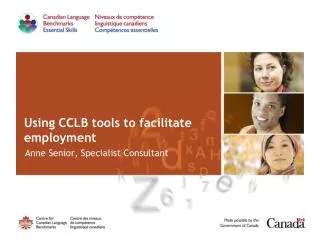 Using CCLB tools to facilitate employment