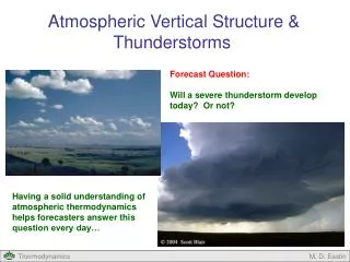Atmospheric Vertical Structure &amp; Thunderstorms
