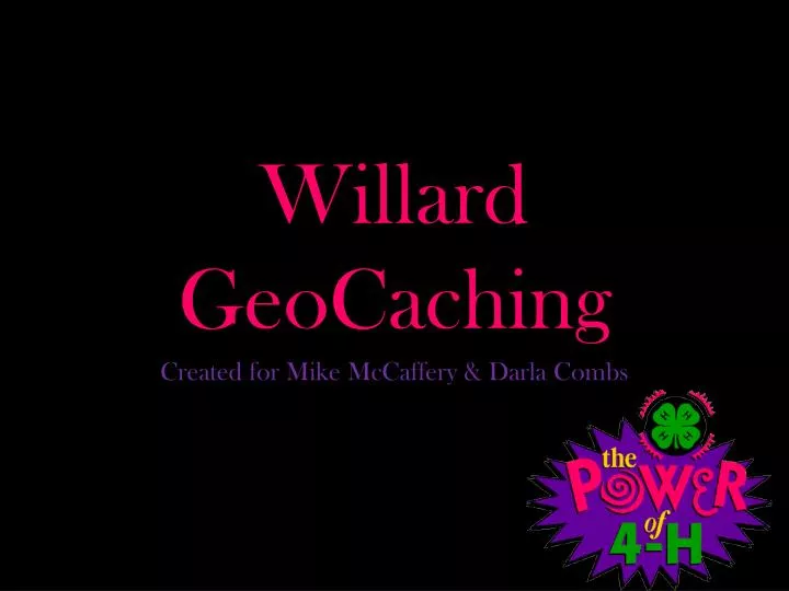 willard geocaching