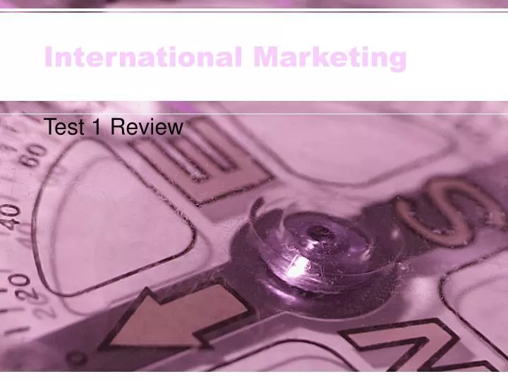 international marketing