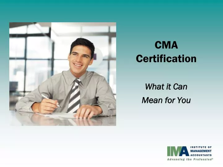 cma certification what it can mean for you