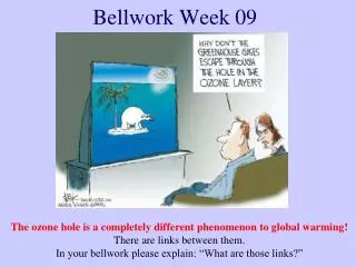 Bellwork Week 09