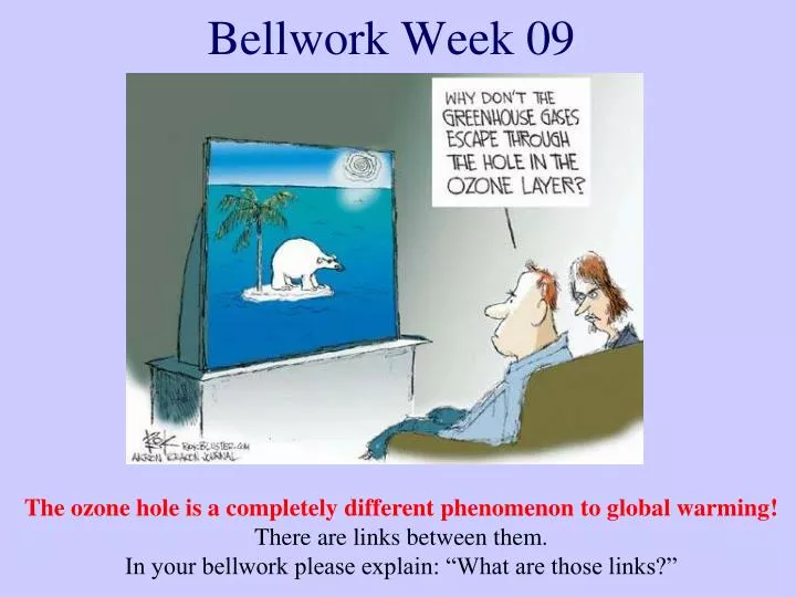 bellwork week 09