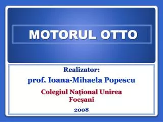 motorul otto