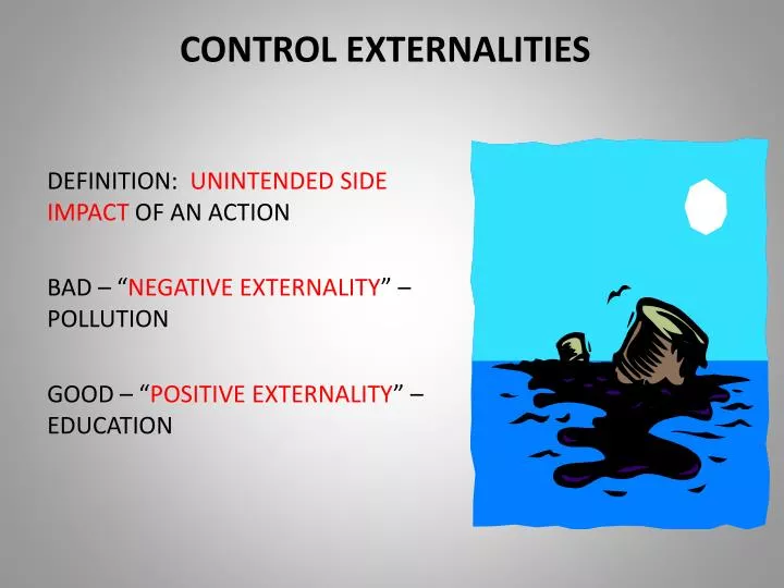 control externalities