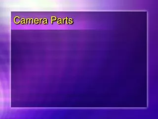 Camera Parts