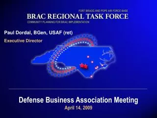 Paul Dordal, BGen, USAF (ret) Executive Director