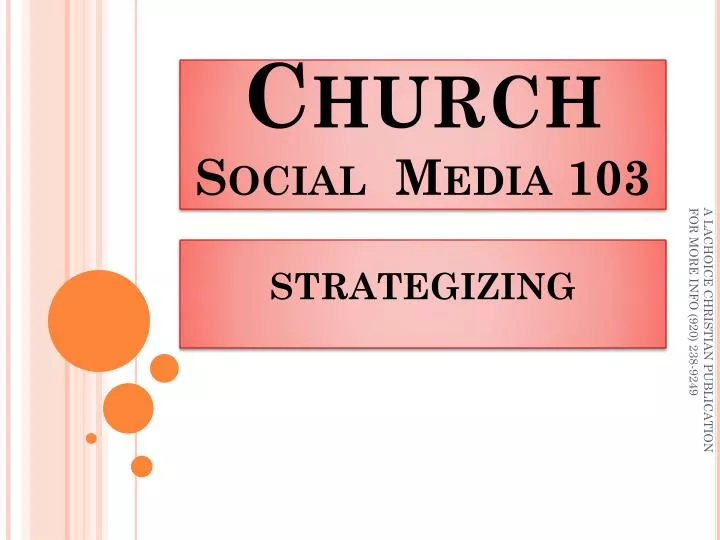 church social media 103