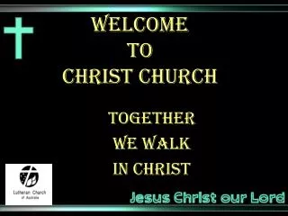 Welcome to christ church