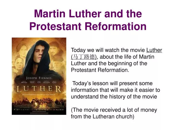 martin luther and the protestant reformation
