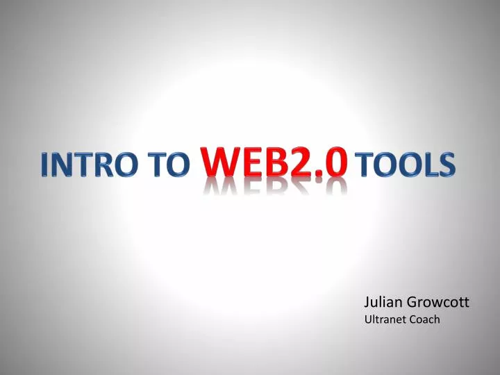 intro to web2 0 tools