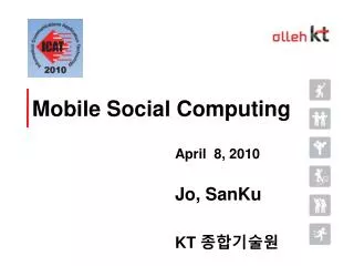 Mobile Social Computing