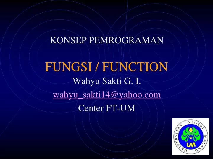 fungsi function