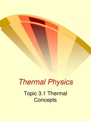 Thermal Physics