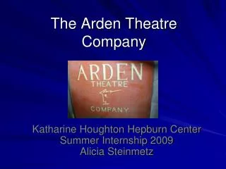The Arden Theatre Company