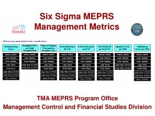 Six Sigma MEPRS Management Metrics