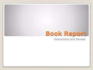 Book Report