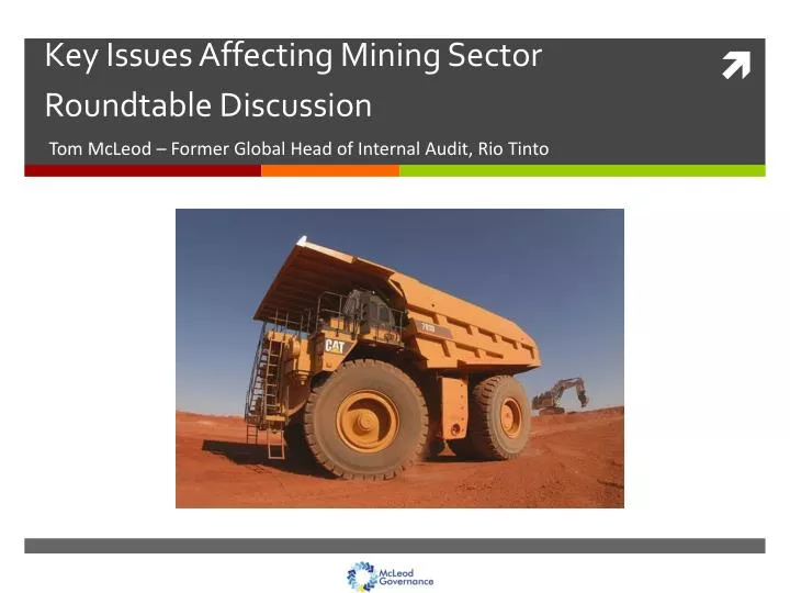key issues affecting mining sector roundtable discussion