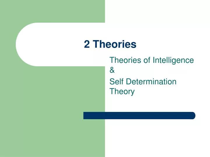 2 theories