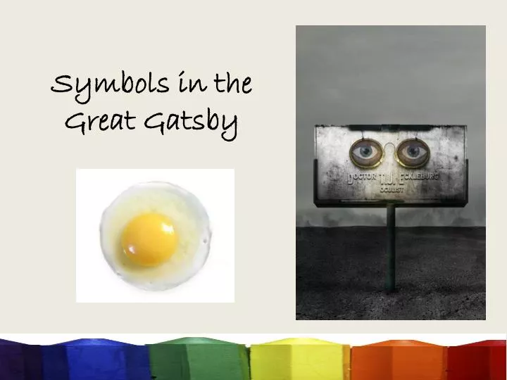 symbols in the great gatsby