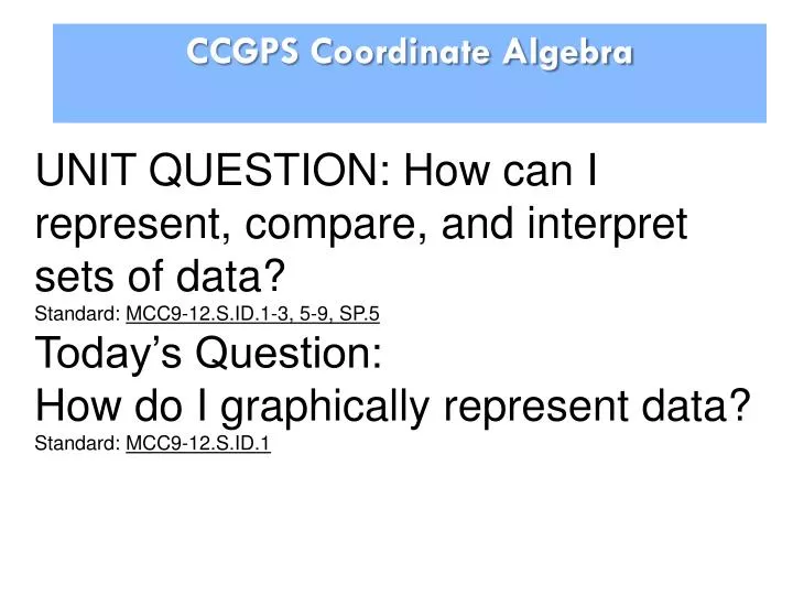 ccgps coordinate algebra