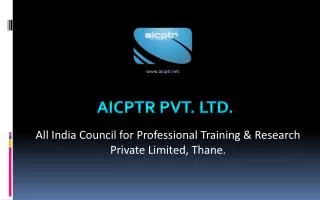 AICPTR Pvt. Ltd.