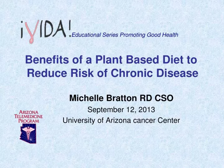 benefits of a plant based diet to reduce risk of chronic disease