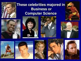 These celebrities majored in Business or Computer Science