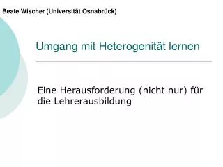 umgang mit heterogenit t lernen