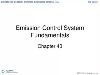 Emission Control System Fundamentals