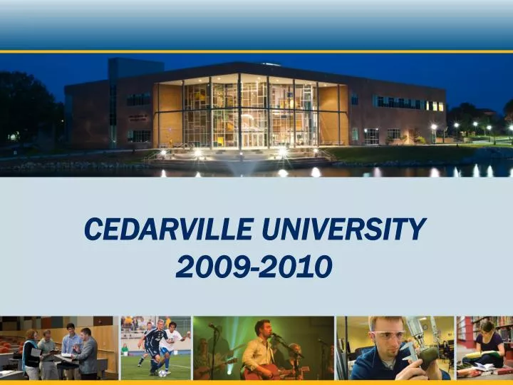 cedarville university 2009 2010