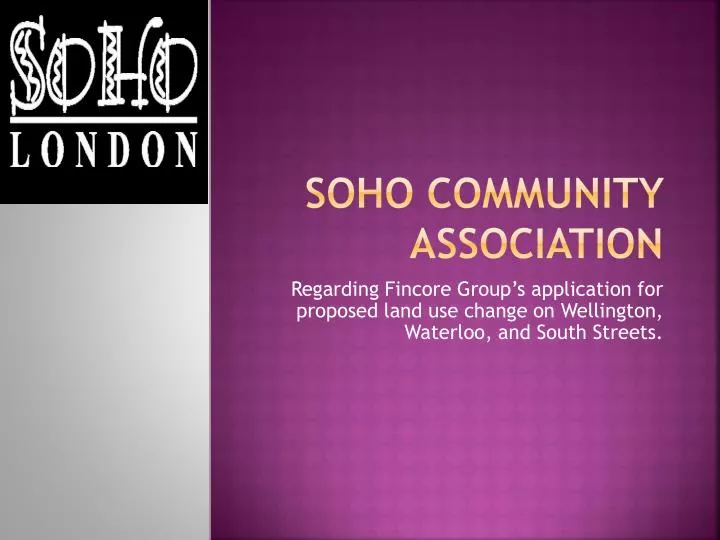 soho community association