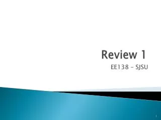 Review 1