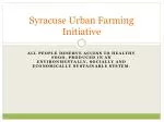 Syracuse Urban Farming Initiative