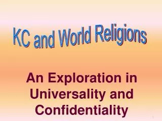 KC and World Religions