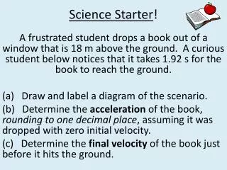 Science Starter !