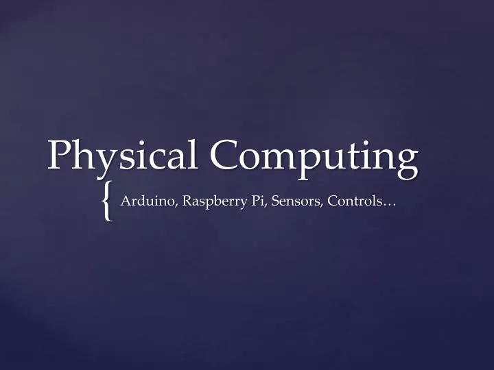 physical computing