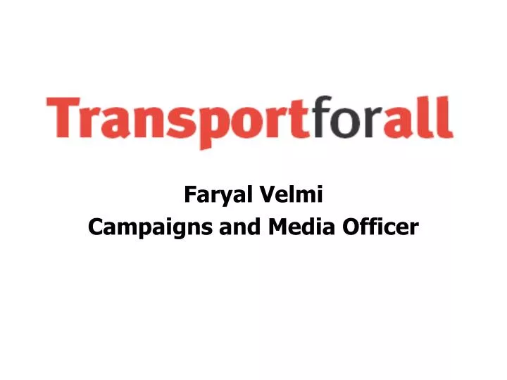 faryal velmi campaigns and media officer