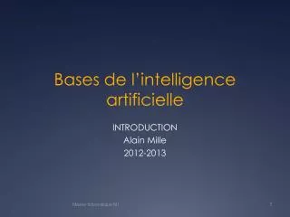 introduction alain mille 2012 2013